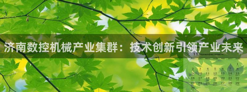 徐州天辰娱乐:济南数控机械产业集群:技术创新引领产业未来